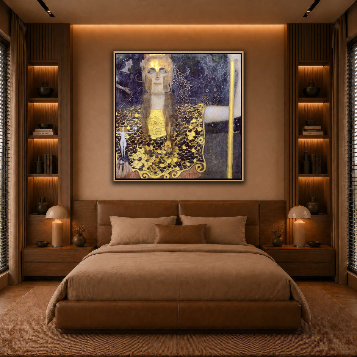 Klimt_-_Pallas_Athene warm-bedroom