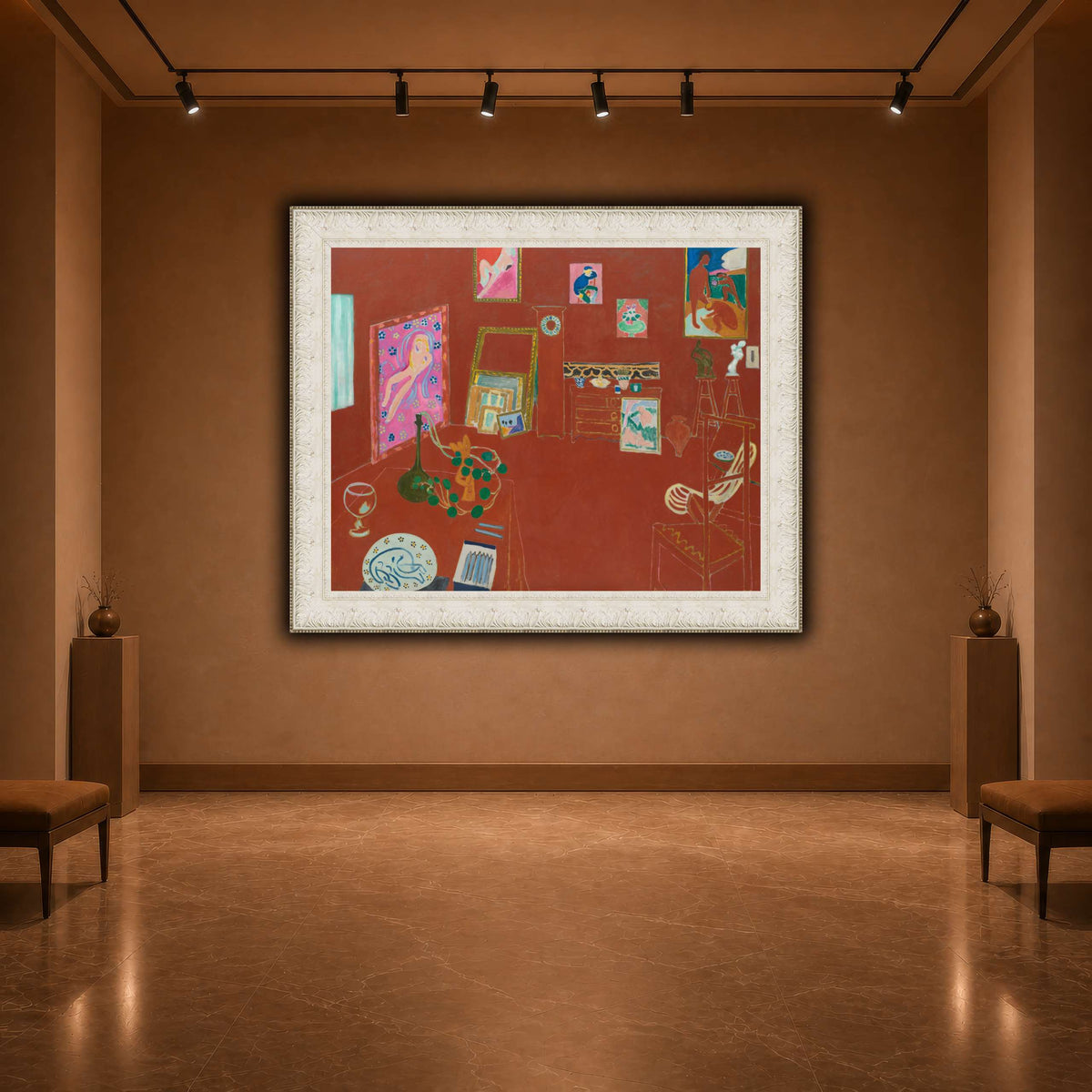 L'Atelier_rouge_Henri_Matisse warm-agallery