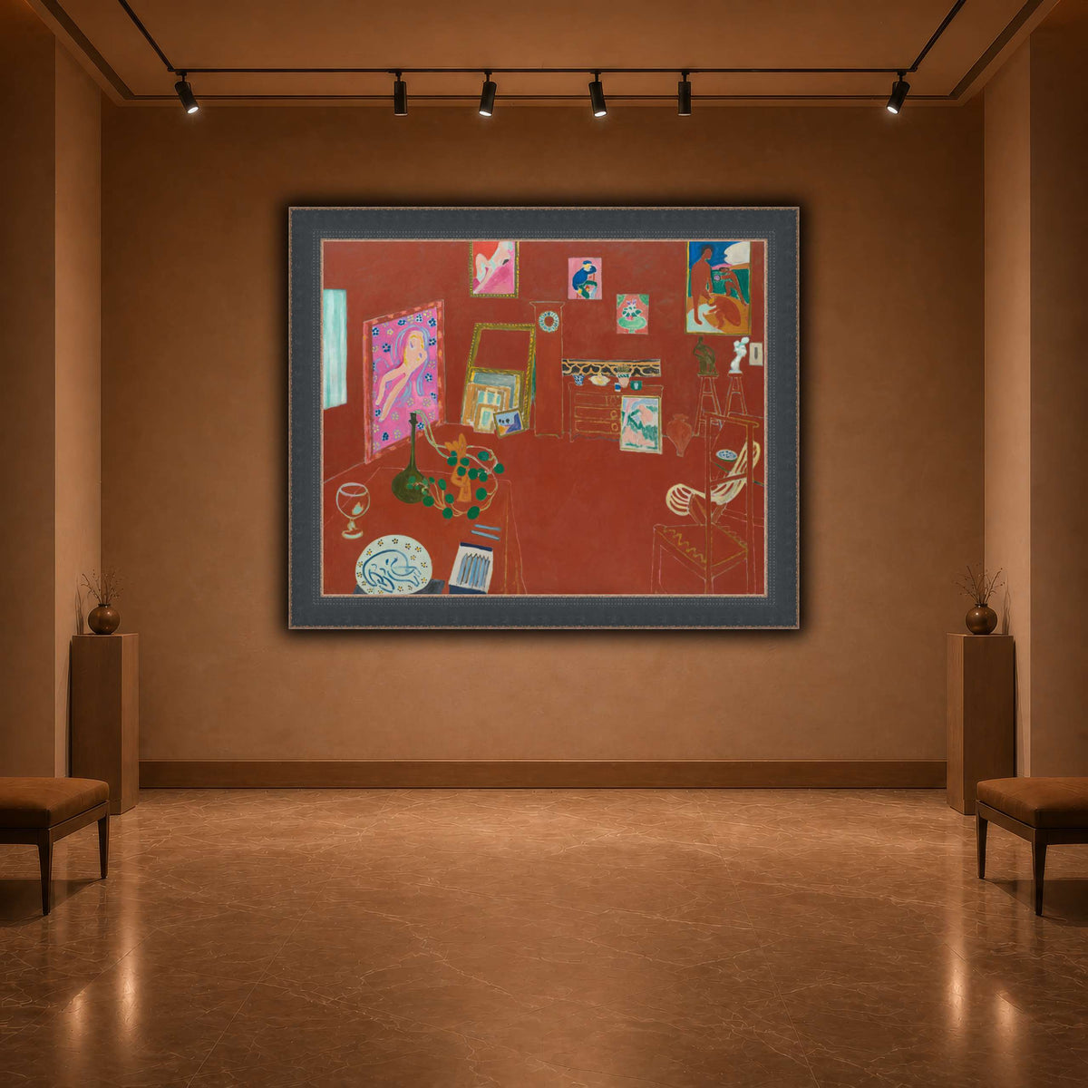 L'Atelier_rouge_Henri_Matisse warm-agallery