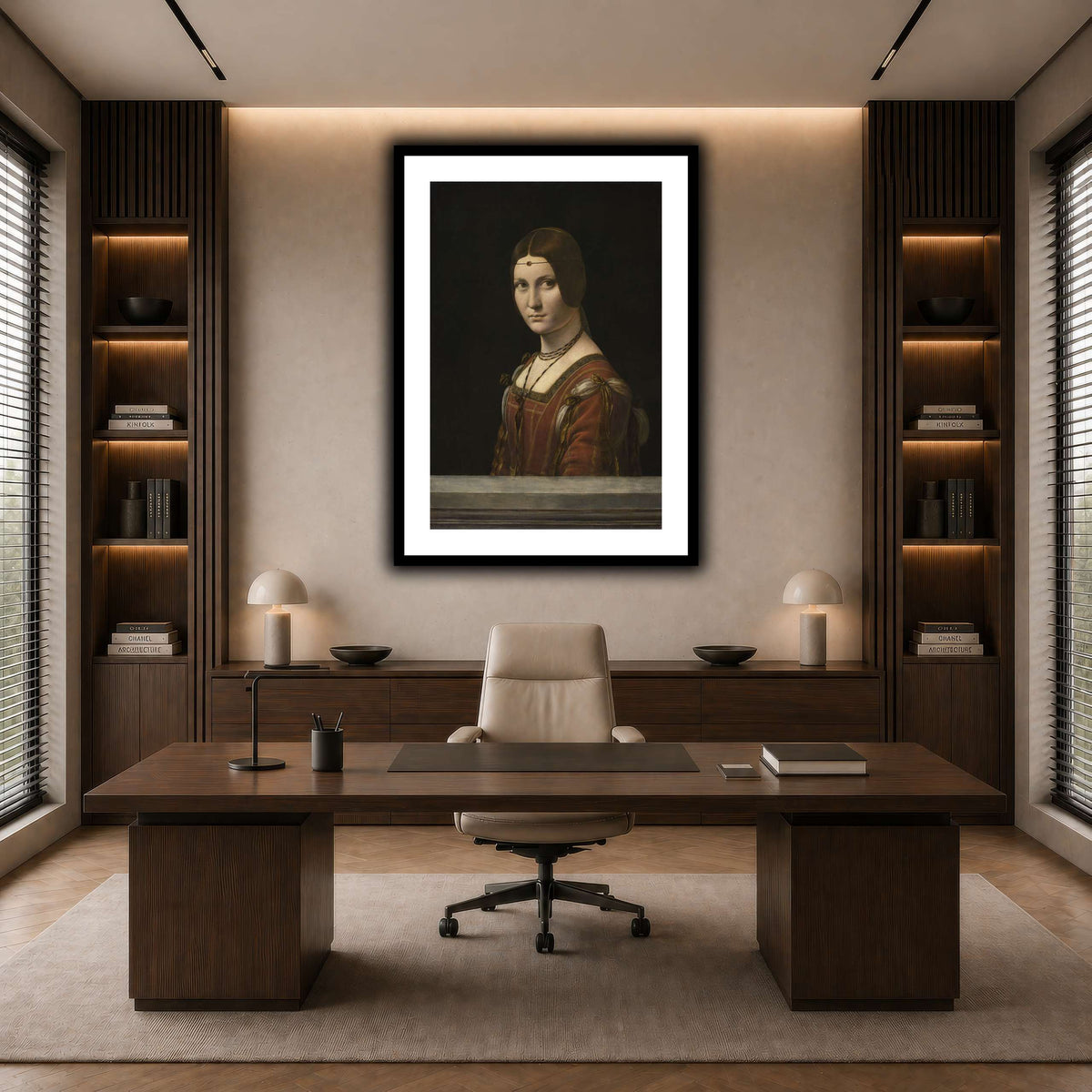 La_Belle_Ferronière dark neutral-office