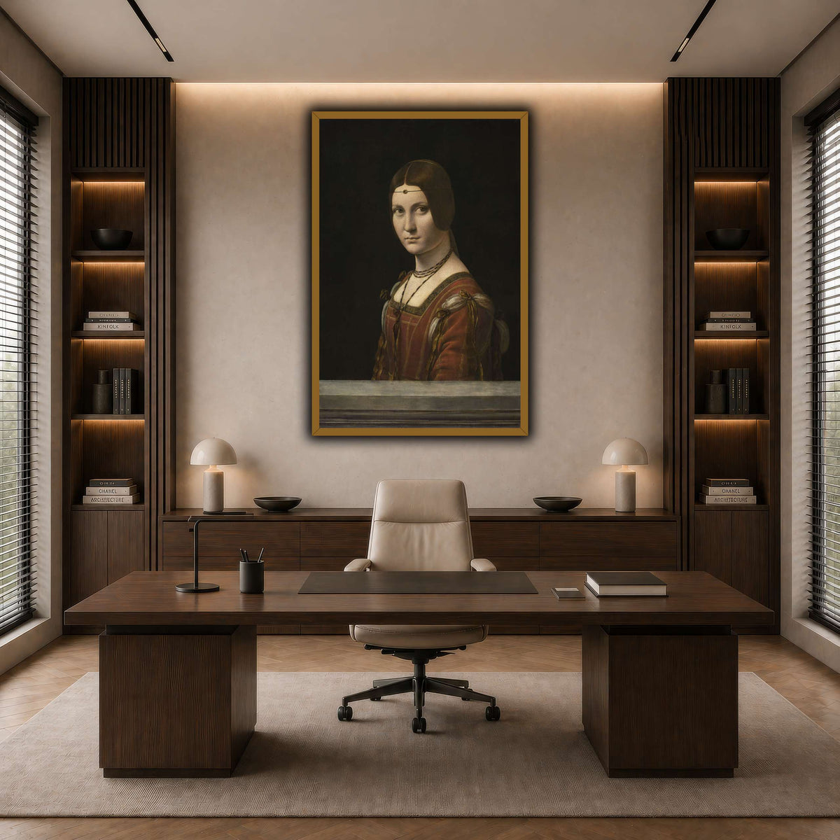 La_Belle_Ferronière dark neutral-office
