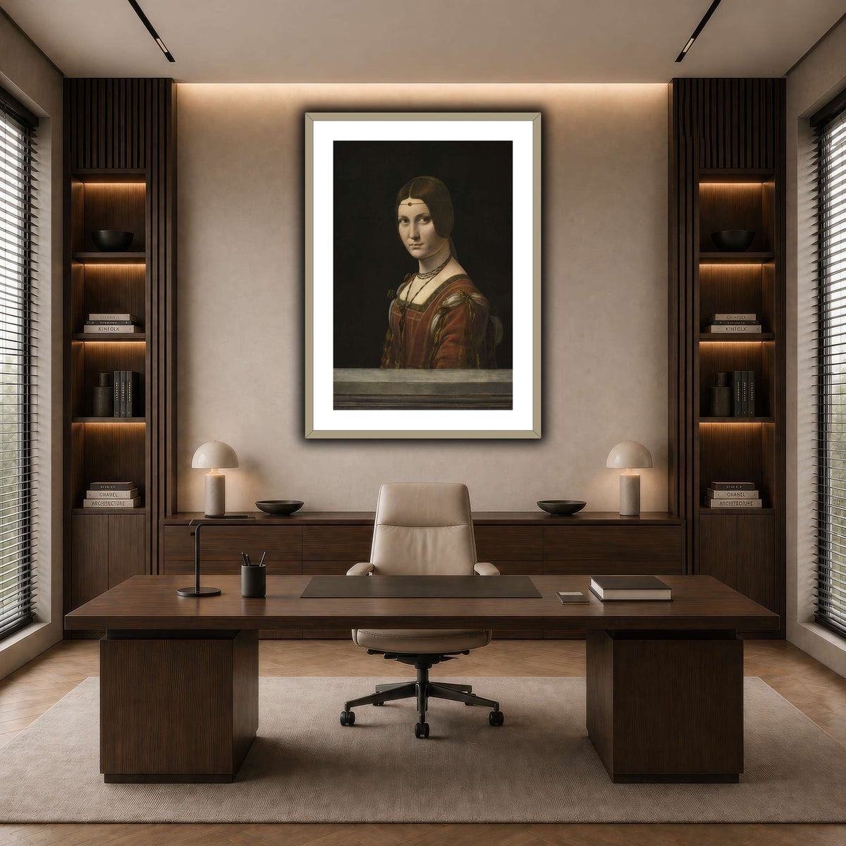 La_Belle_Ferronière dark neutral-office
