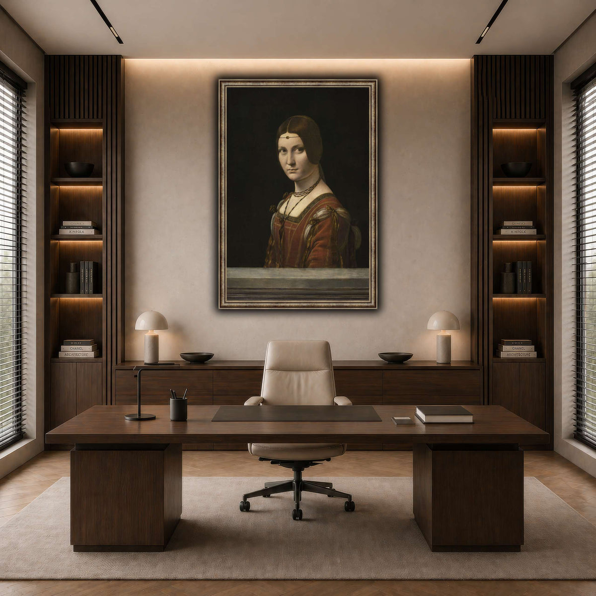 La_Belle_Ferronière dark neutral-office