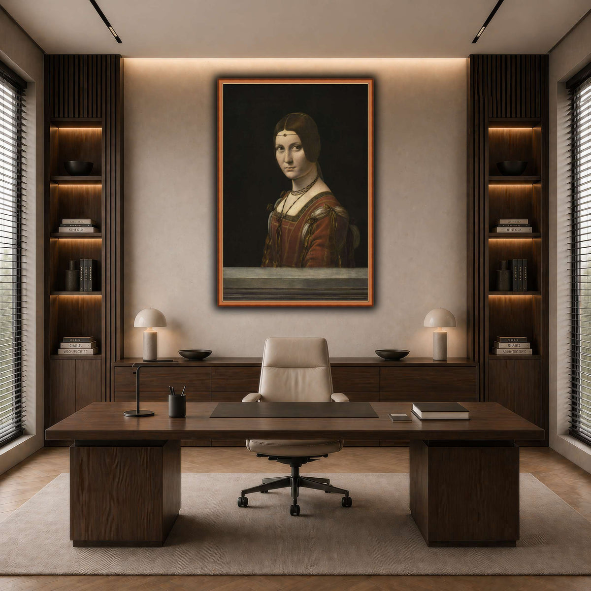 La_Belle_Ferronière dark neutral-office