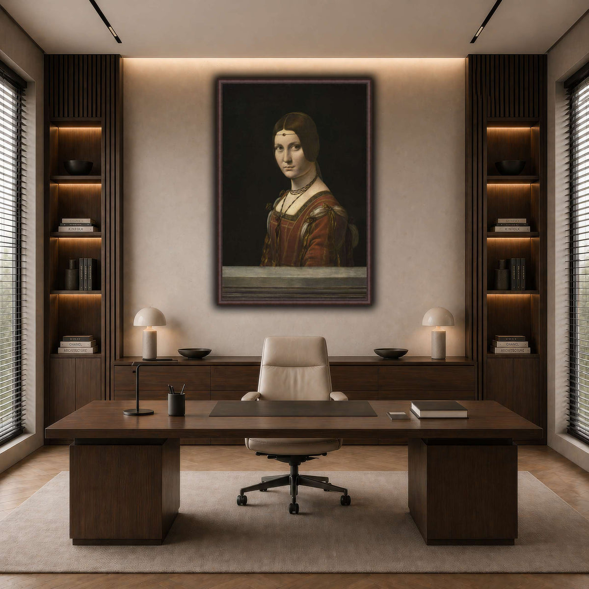 La_Belle_Ferronière dark neutral-office