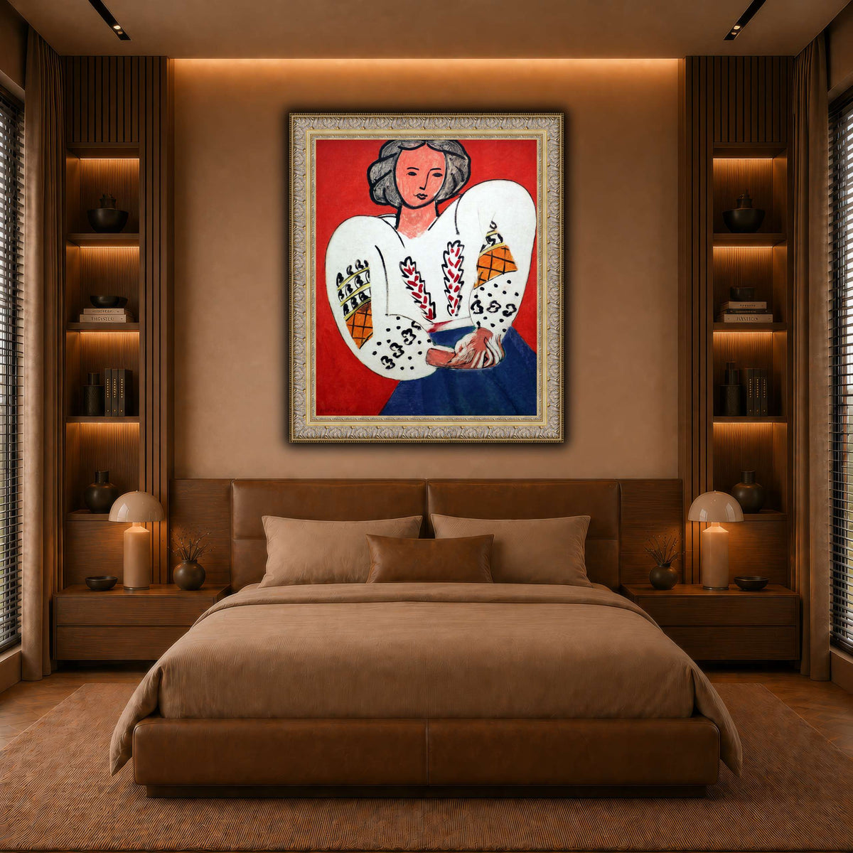 La_Blouse_Roumaine_Henri_Matisse warm-bedroom