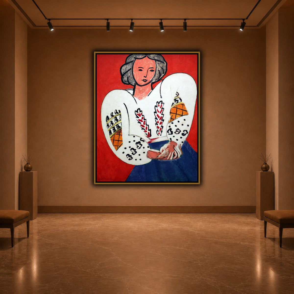 La_Blouse_Roumaine_Henri_Matisse warm-agallery