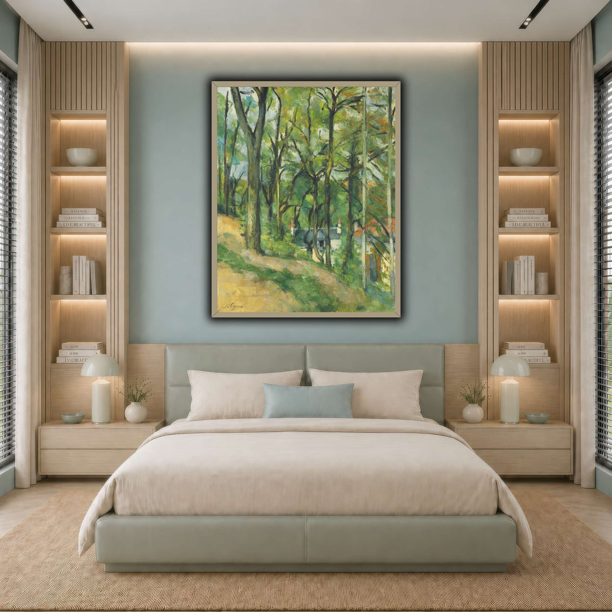 La_Côte_Saint-Denis_à_Pontoise,_Paul_Cezanne cool-bedroom