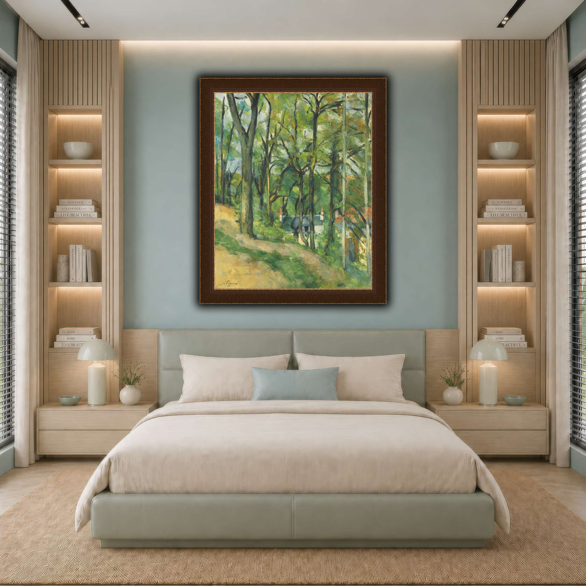La_Côte_Saint-Denis_à_Pontoise,_Paul_Cezanne cool-bedroom