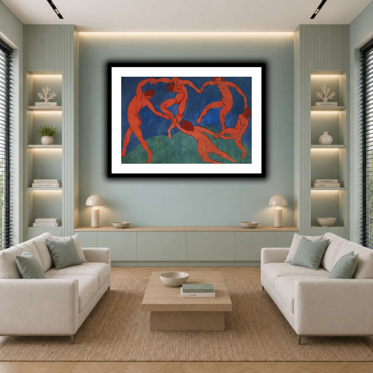 La_Danse_II_Henri_Matisse cool-living room