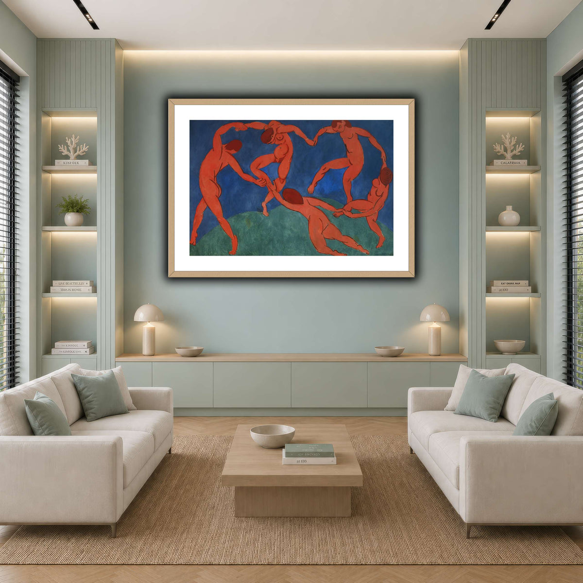 La_Danse_II_Henri_Matisse cool-living room