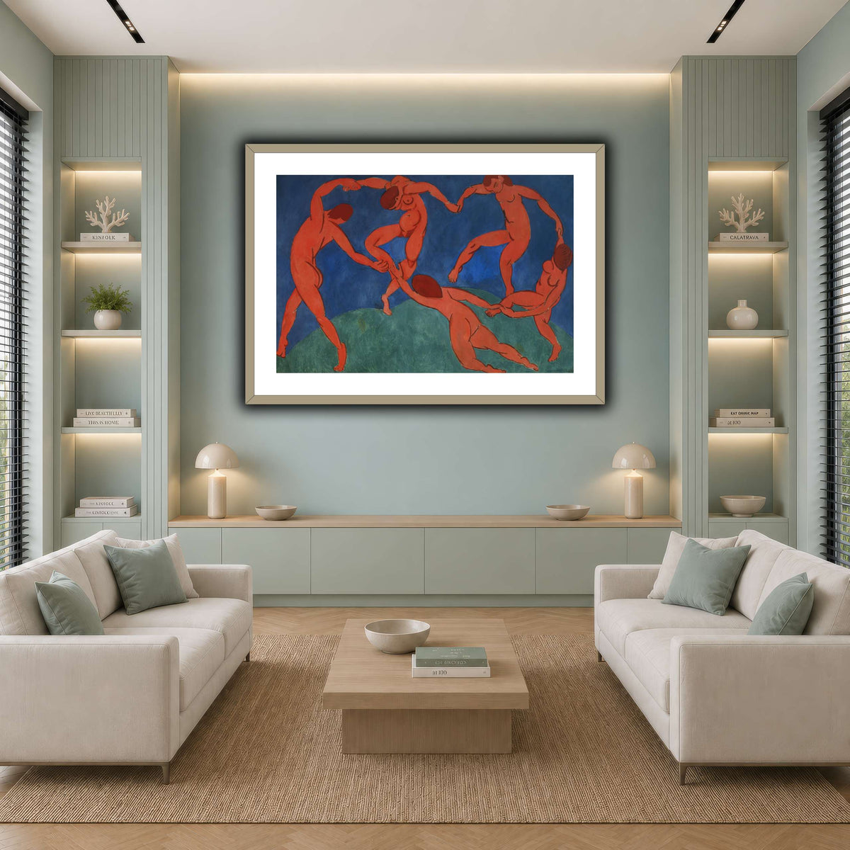 La_Danse_II_Henri_Matisse cool-living room