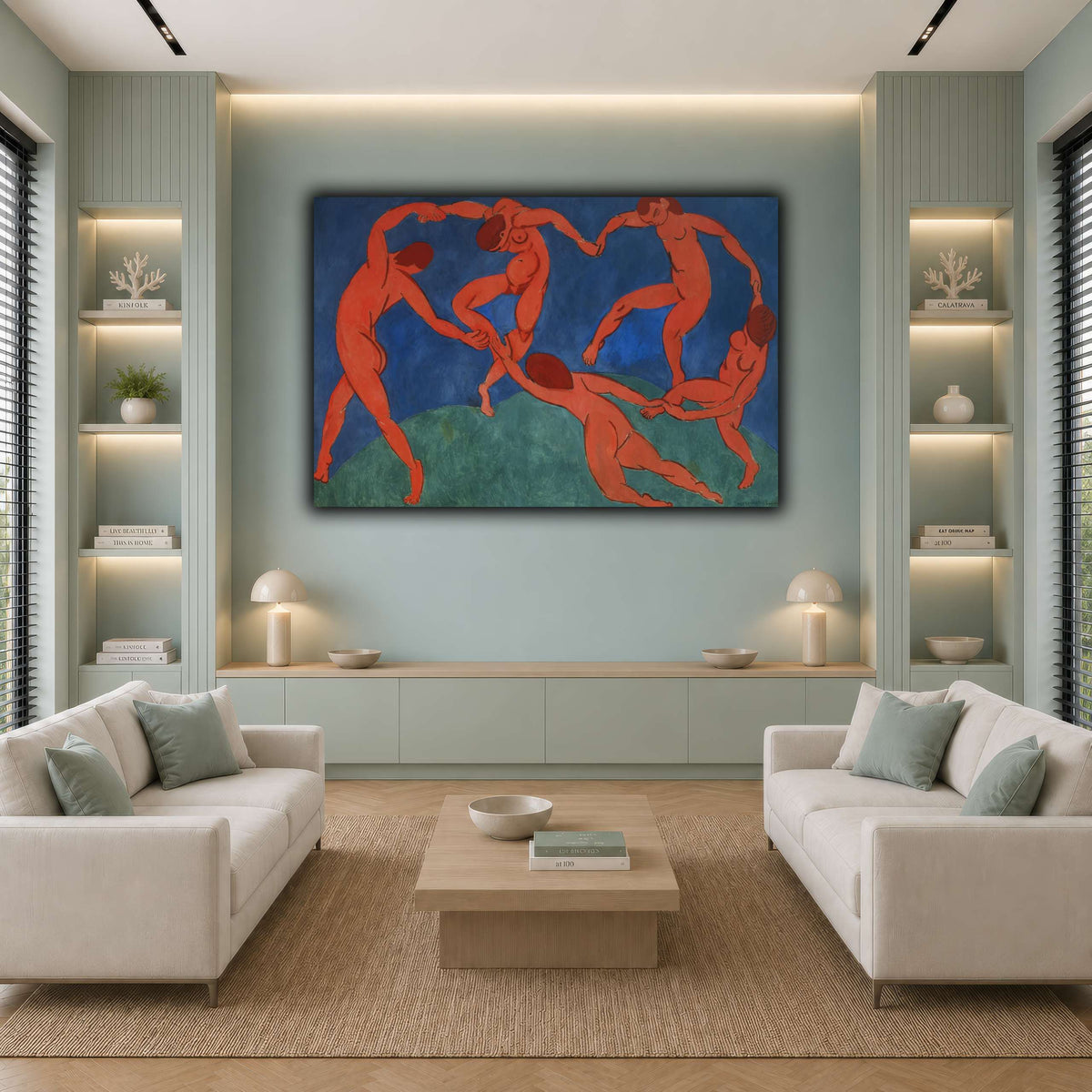 La_Danse_II_Henri_Matisse cool-living room