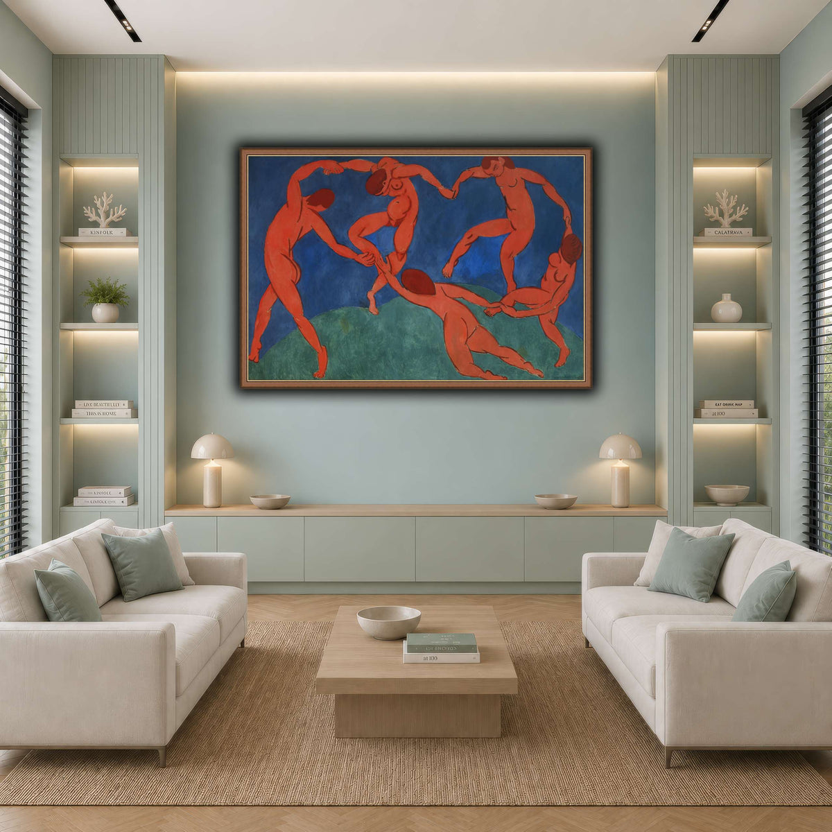 La_Danse_II_Henri_Matisse cool-living room