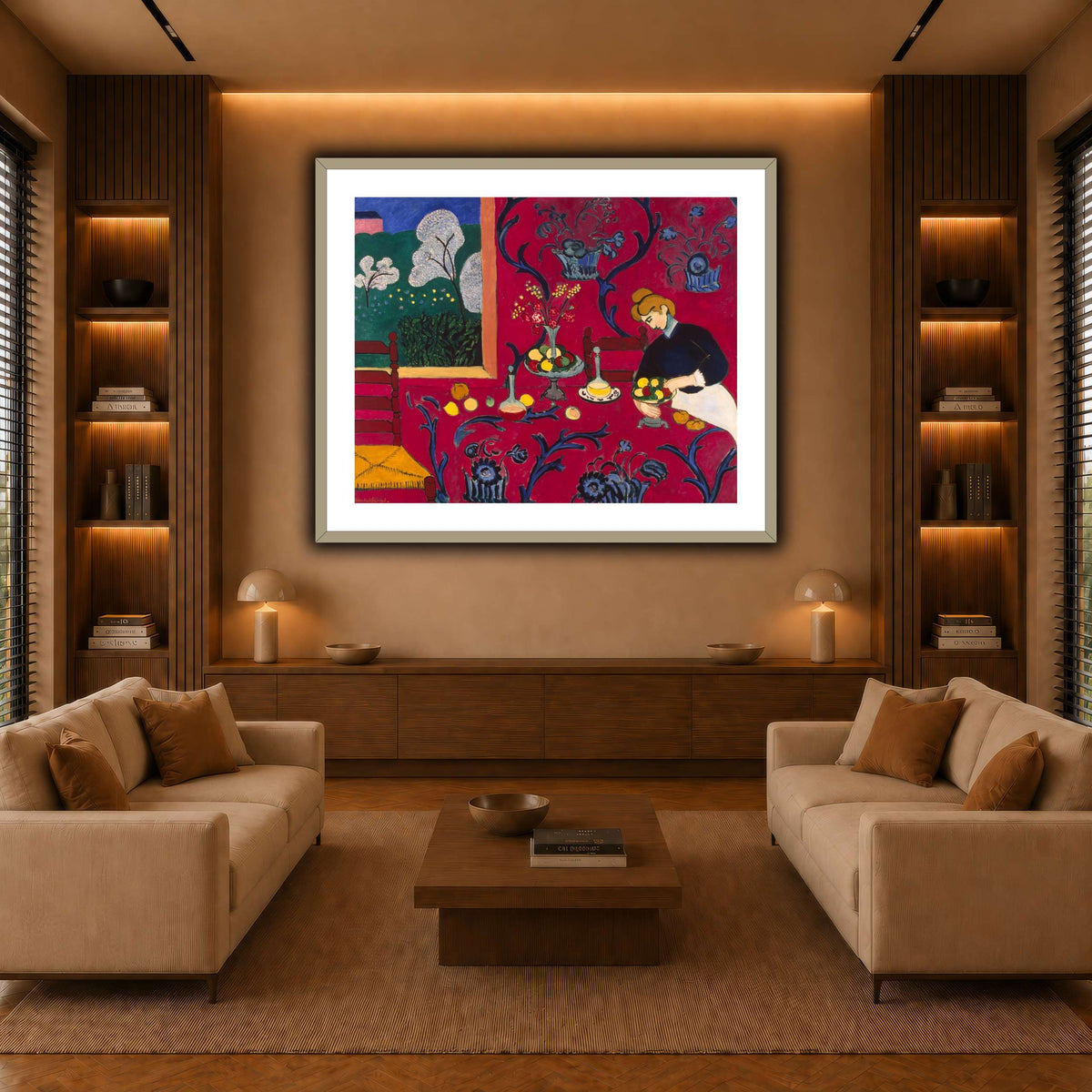 La_Desserte_rouge_Henri_Matisse warm-living-room