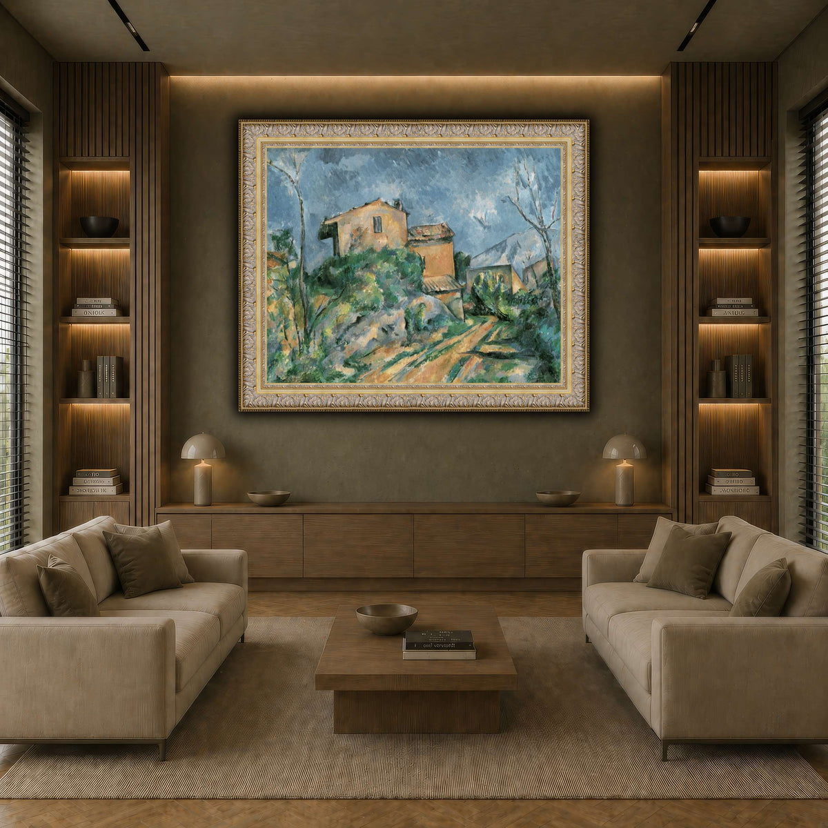 La_Maison_Maria_avec_une_Paul_Cezanne earth-living room