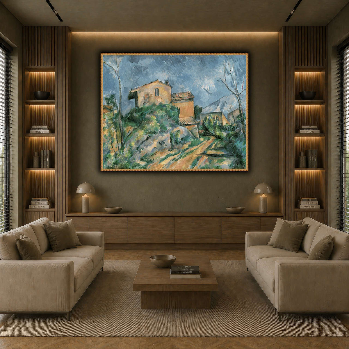 La_Maison_Maria_avec_une_Paul_Cezanne earth-living room