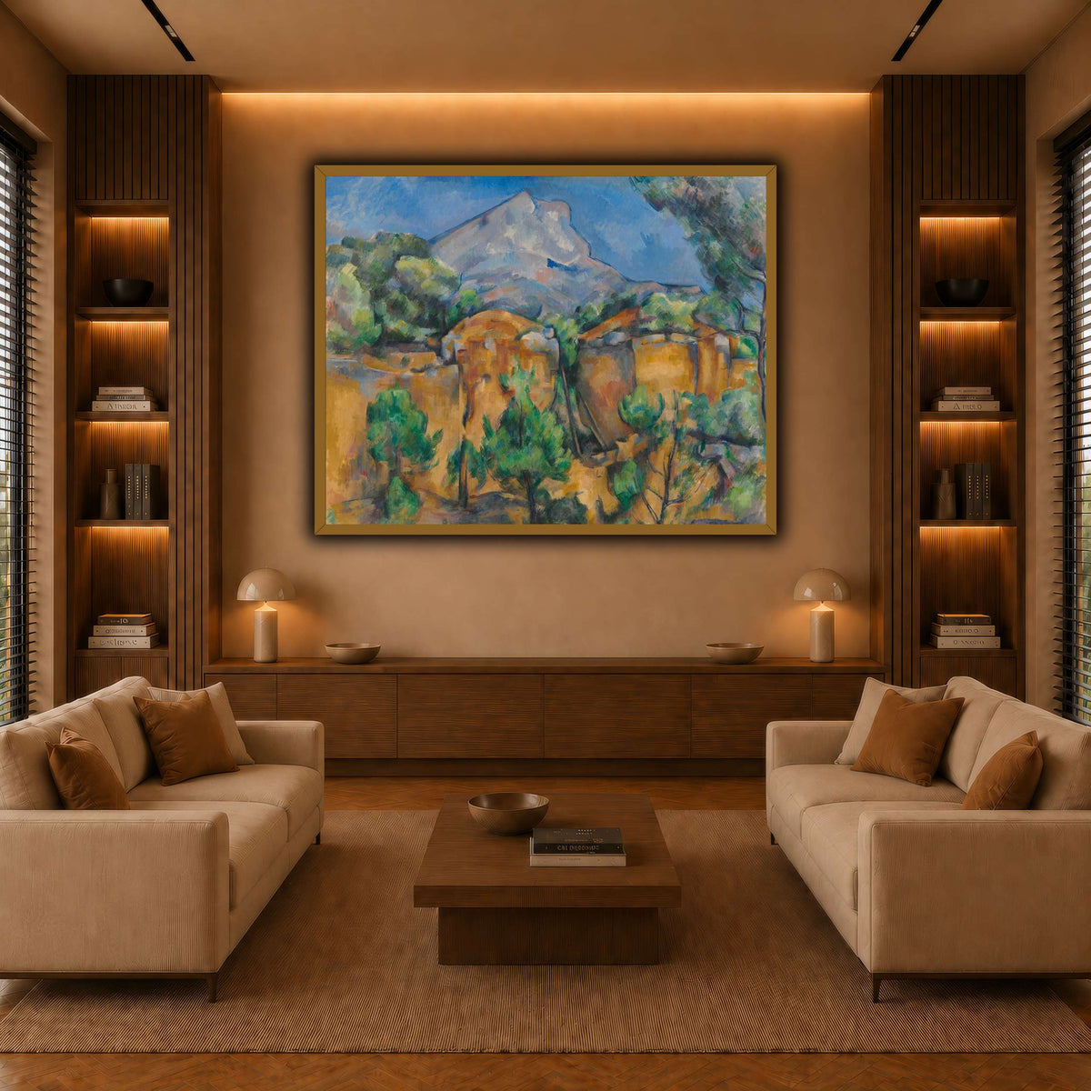 La_Montagne_Sainte-Victoire_Paul_Cezanne warm-living-room