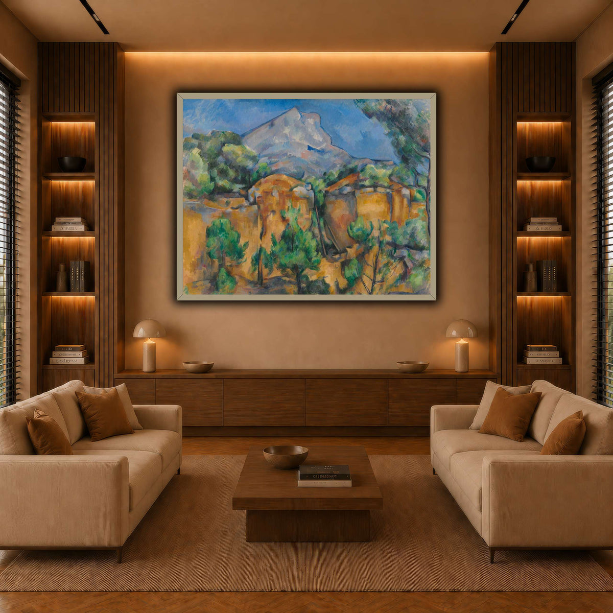 La_Montagne_Sainte-Victoire_Paul_Cezanne warm-living-room