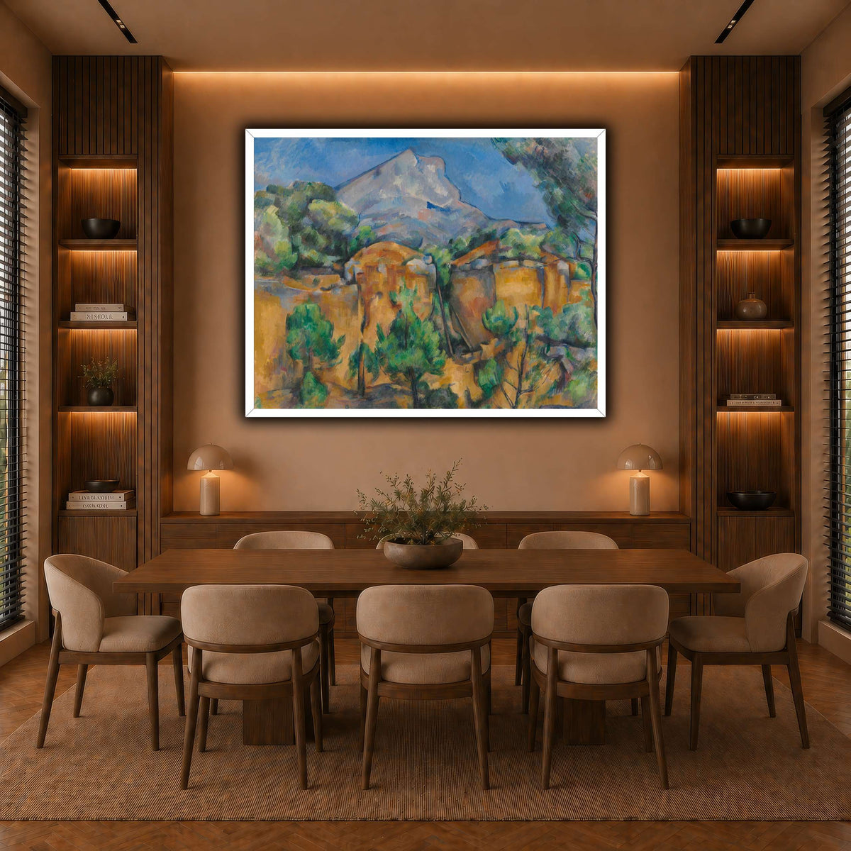 La_Montagne_Sainte-Victoire_Paul_Cezanne warm-dining room