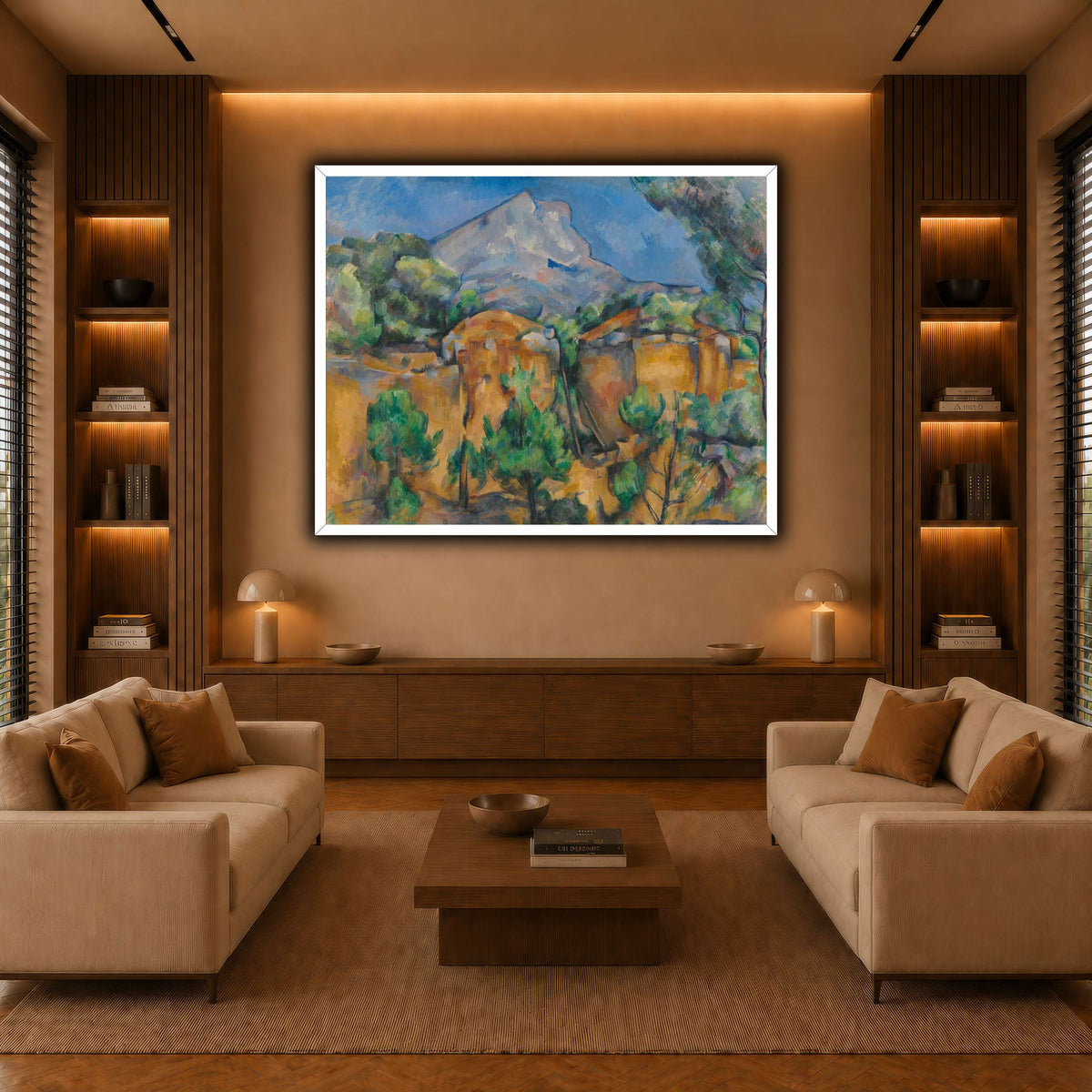 La_Montagne_Sainte-Victoire_Paul_Cezanne warm-living-room