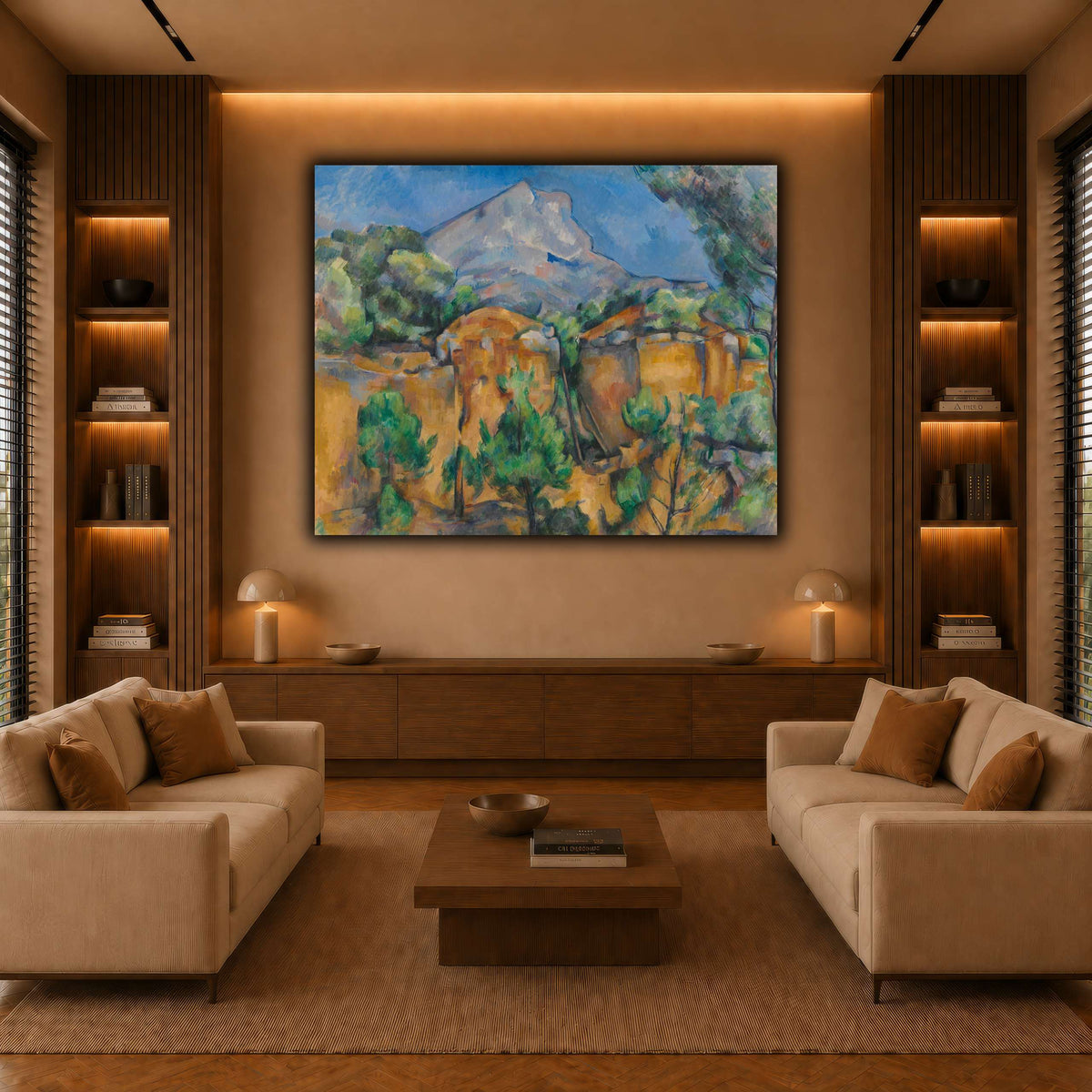 La_Montagne_Sainte-Victoire_Paul_Cezanne warm-living-room