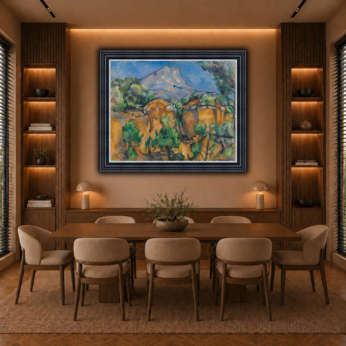 La_Montagne_Sainte-Victoire_Paul_Cezanne warm-dining room
