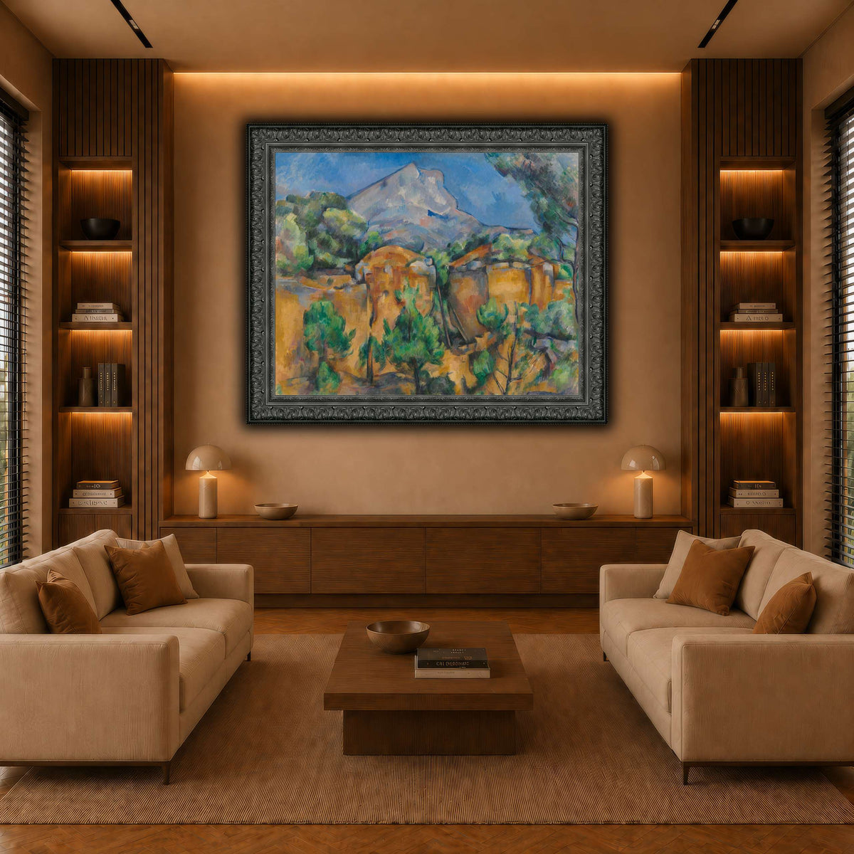 La_Montagne_Sainte-Victoire_Paul_Cezanne warm-living-room