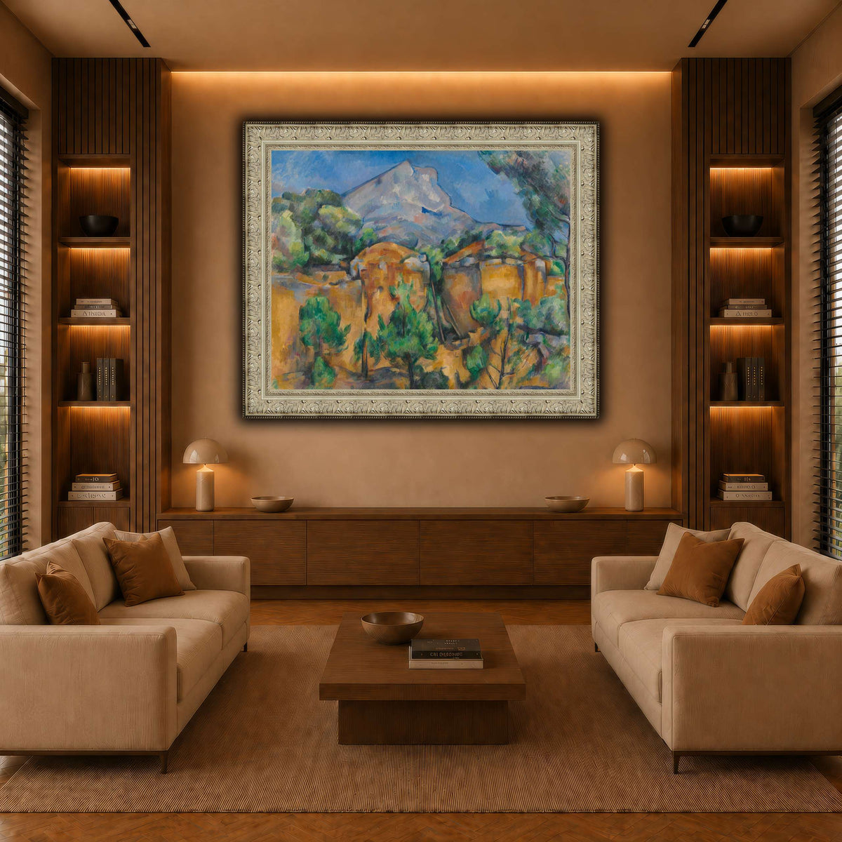 La_Montagne_Sainte-Victoire_Paul_Cezanne warm-living-room