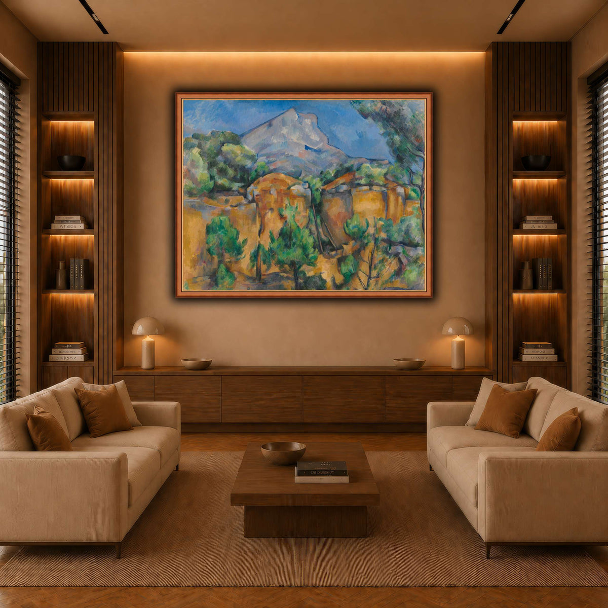 La_Montagne_Sainte-Victoire_Paul_Cezanne warm-living-room