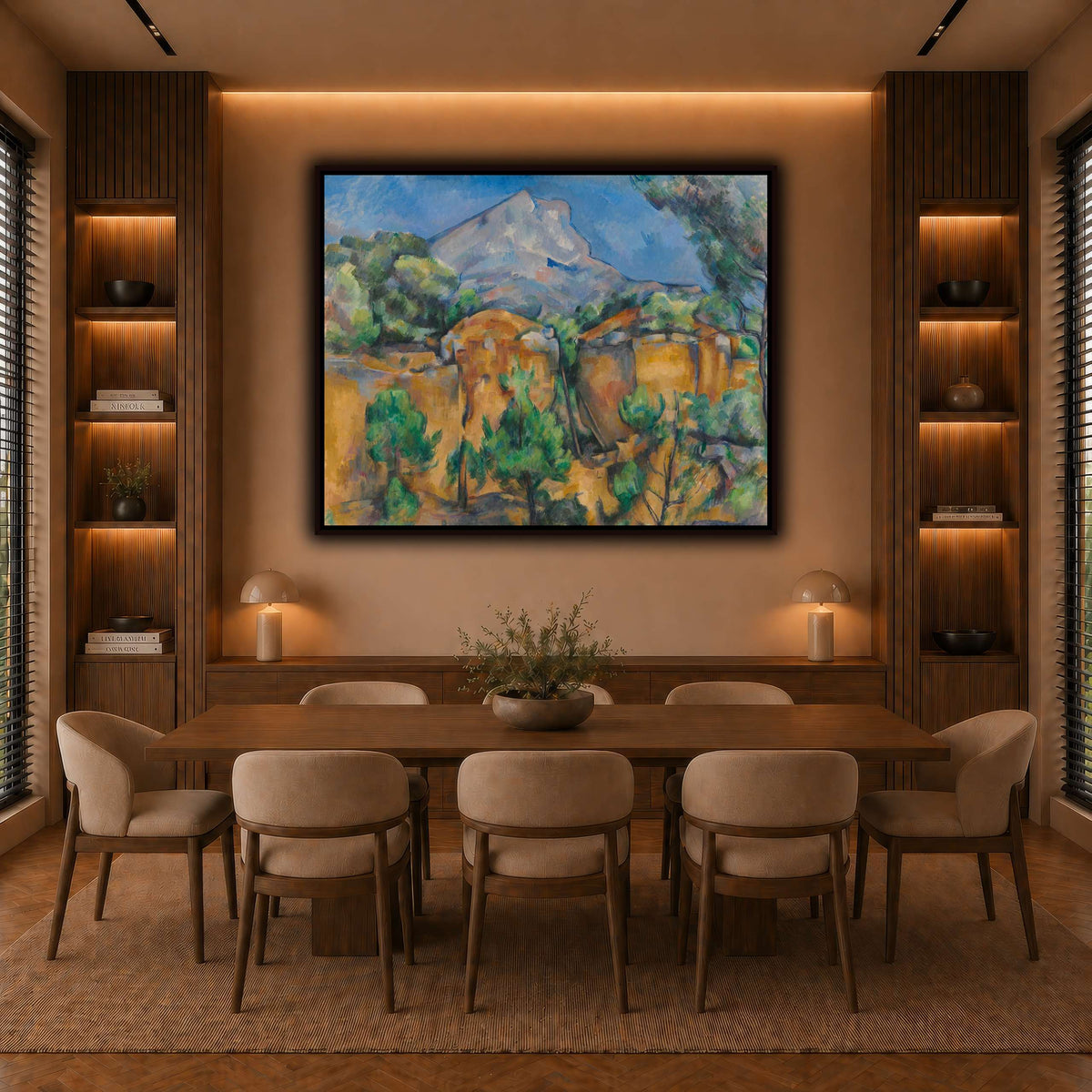 La_Montagne_Sainte-Victoire_Paul_Cezanne warm-dining room