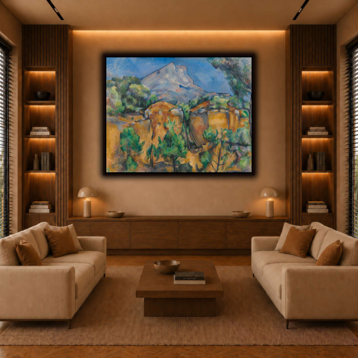 La_Montagne_Sainte-Victoire_Paul_Cezanne warm-living-room