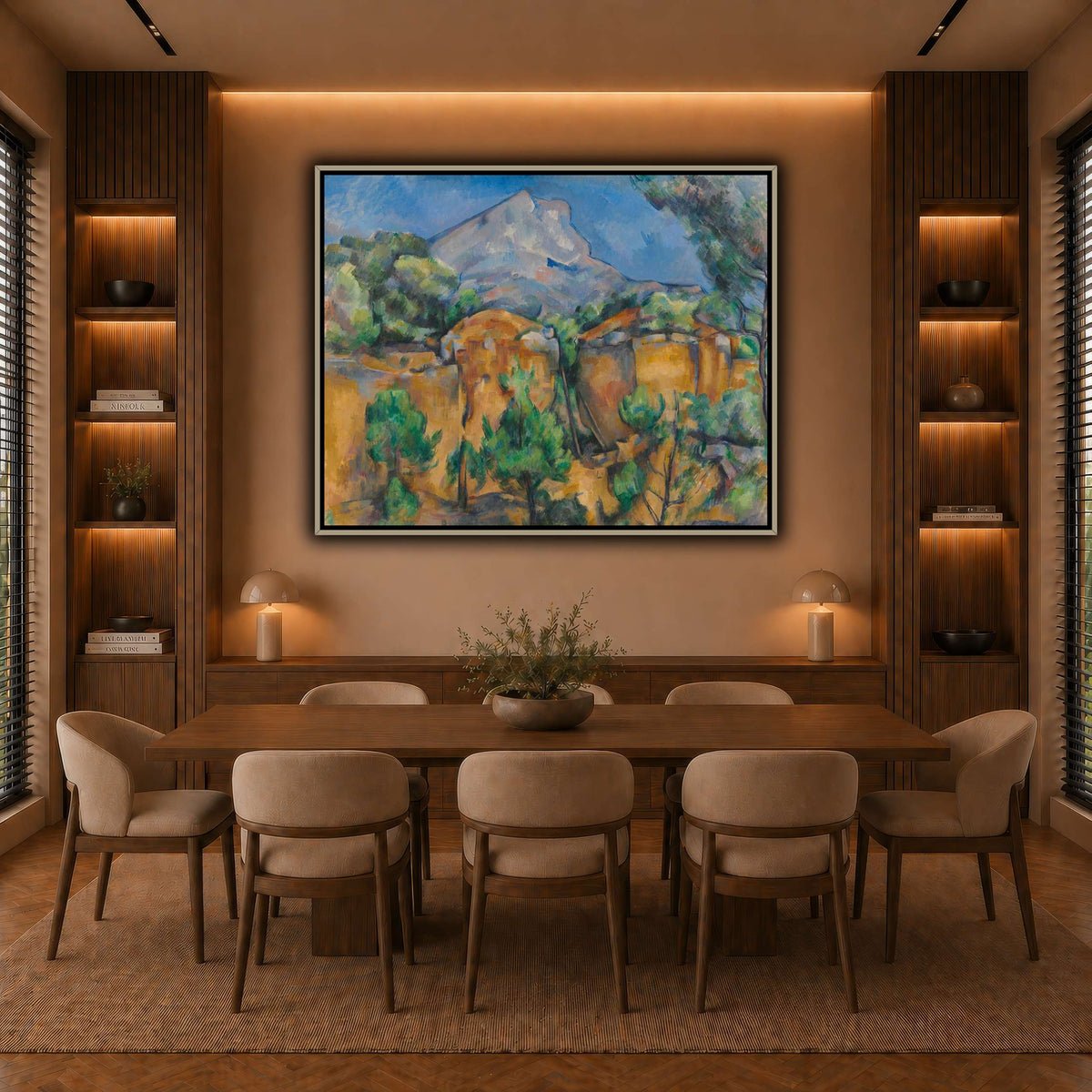 La_Montagne_Sainte-Victoire_Paul_Cezanne warm-dining room