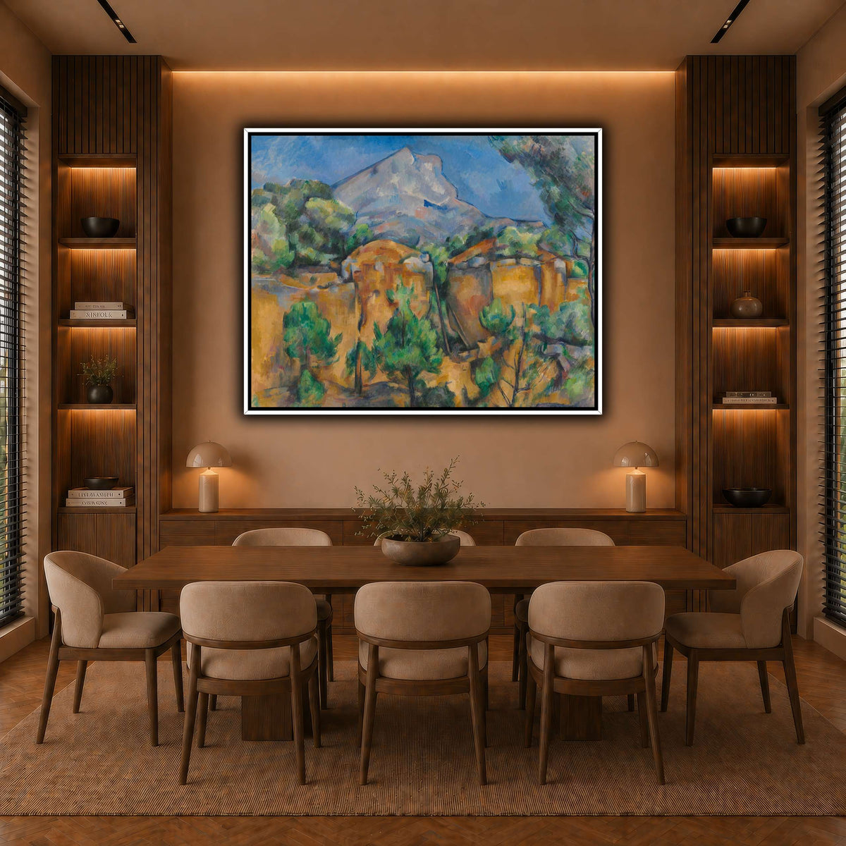La_Montagne_Sainte-Victoire_Paul_Cezanne warm-dining room