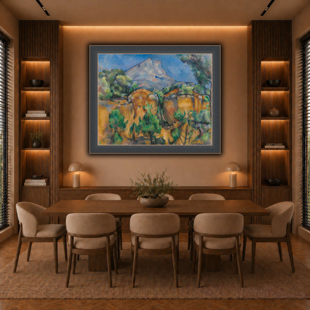 La_Montagne_Sainte-Victoire_Paul_Cezanne warm-dining room