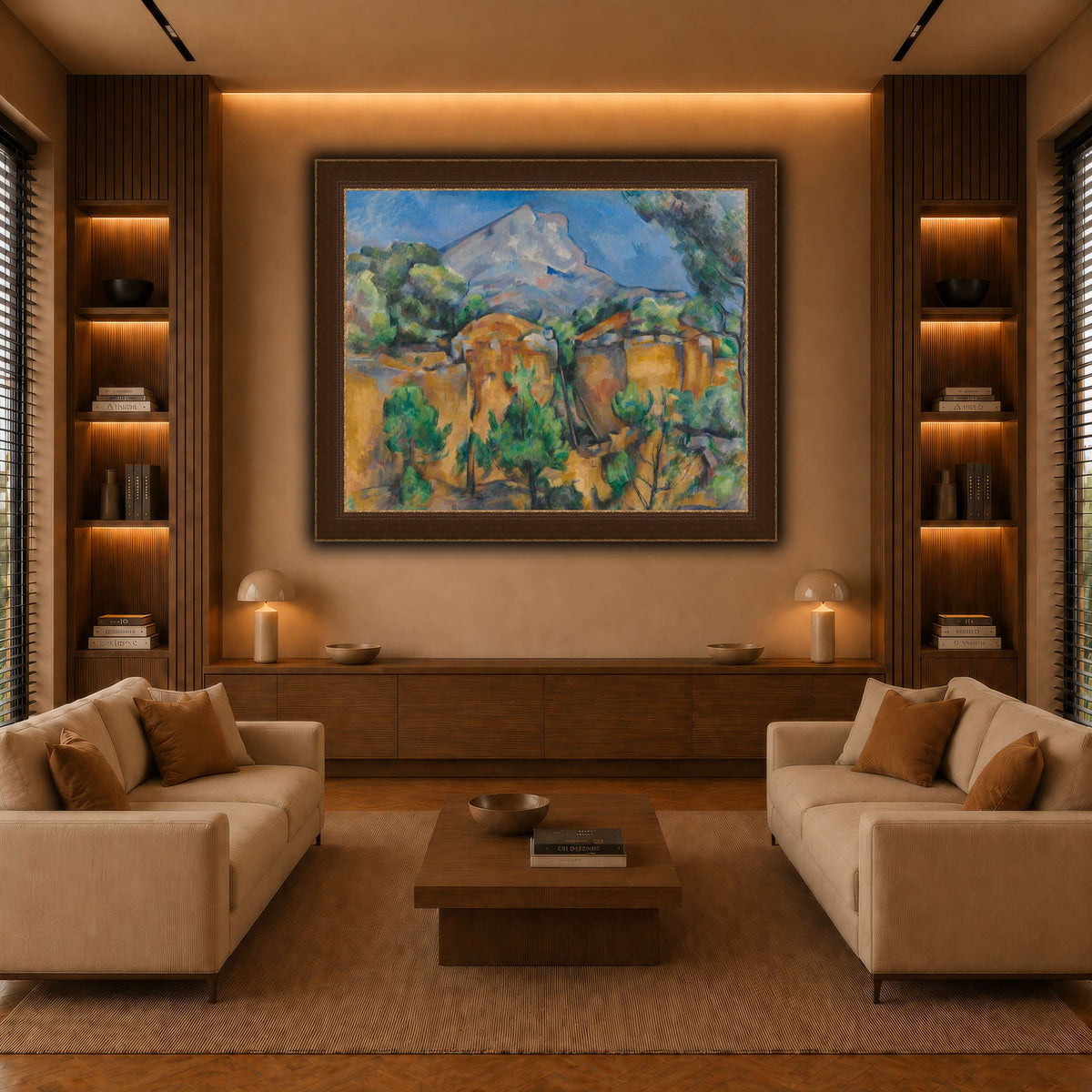 La_Montagne_Sainte-Victoire_Paul_Cezanne warm-living-room