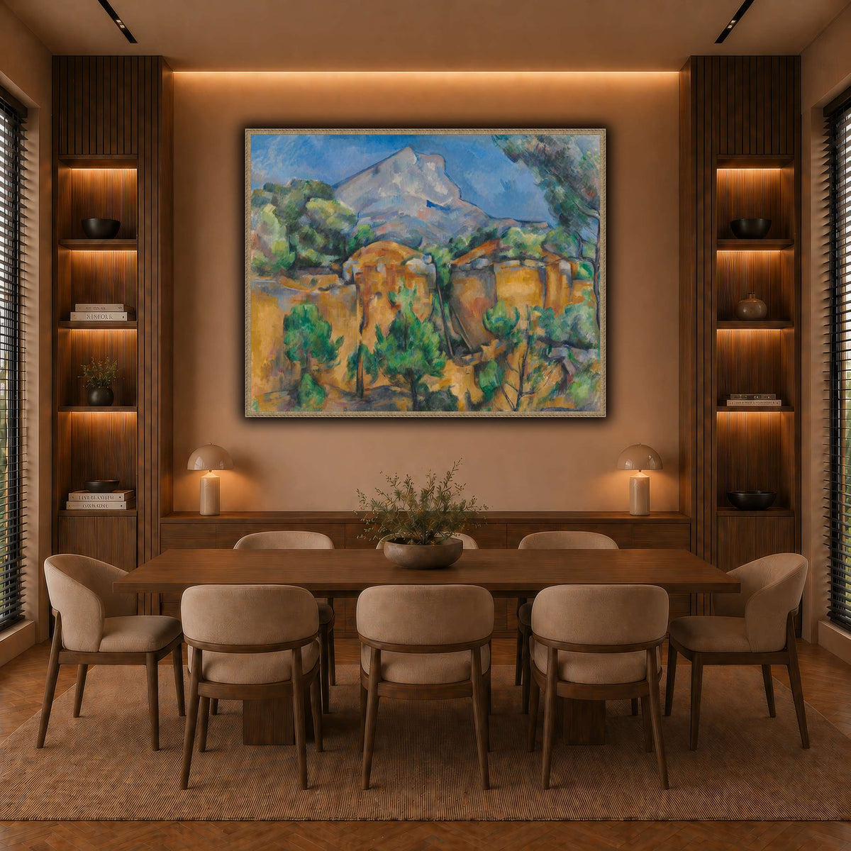 La_Montagne_Sainte-Victoire_Paul_Cezanne warm-dining room