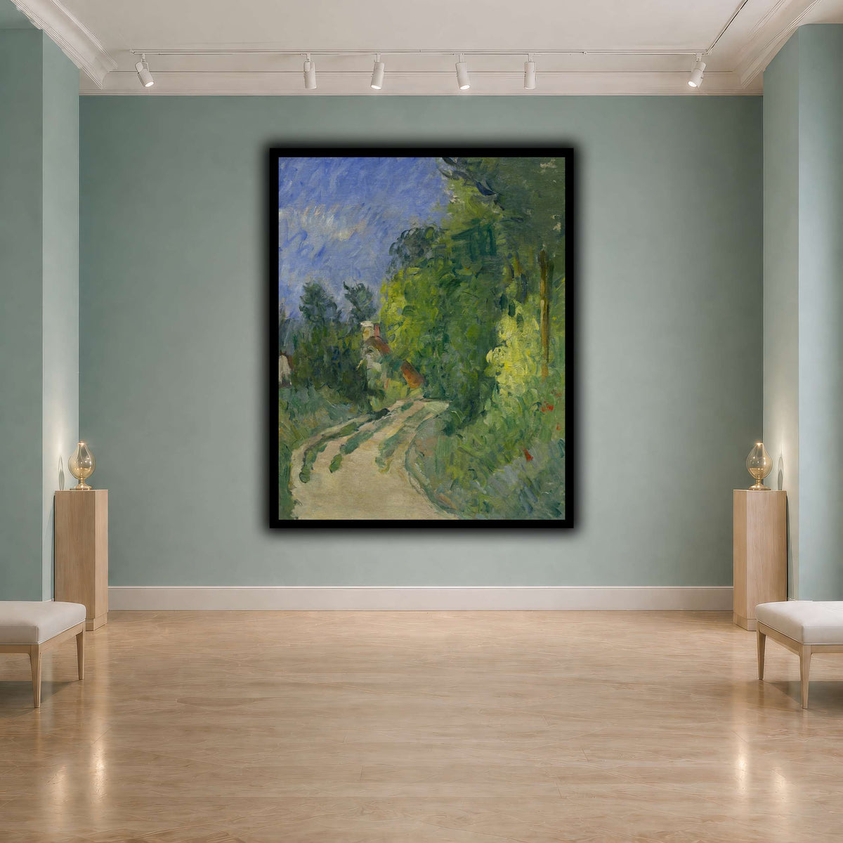 La_Route_tournante_Paul_Cezanne cool-agallery