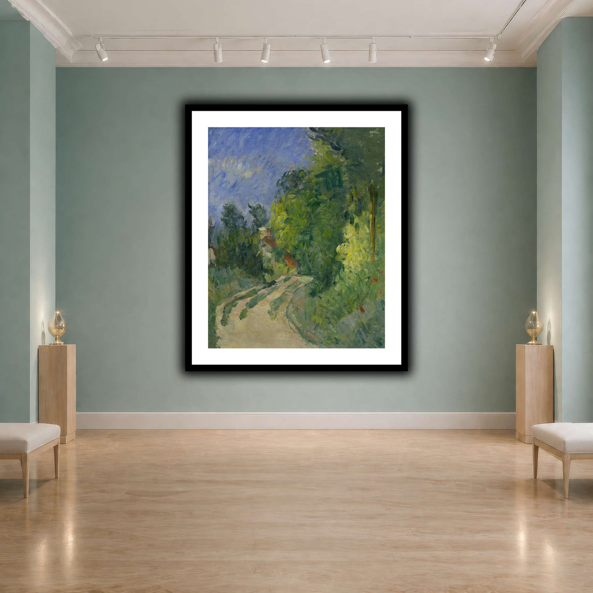La_Route_tournante_Paul_Cezanne cool-agallery