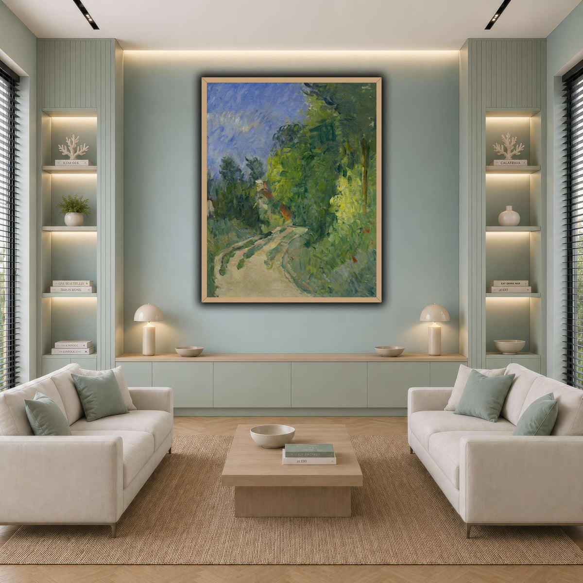 La_Route_tournante_Paul_Cezanne cool-living room