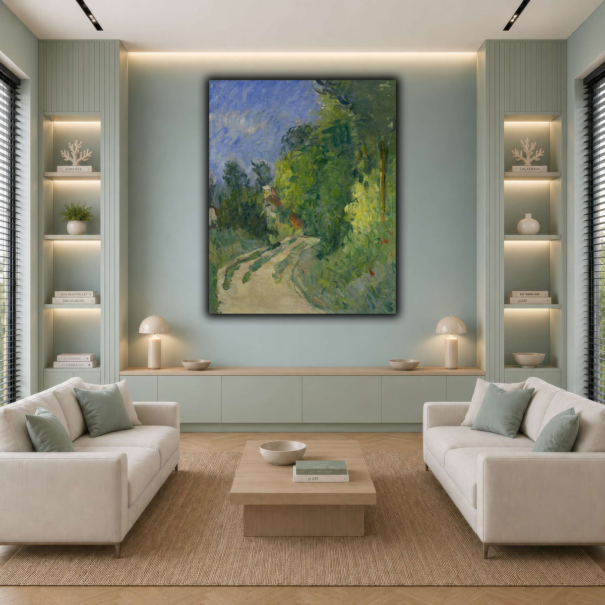 La_Route_tournante_Paul_Cezanne cool-living room