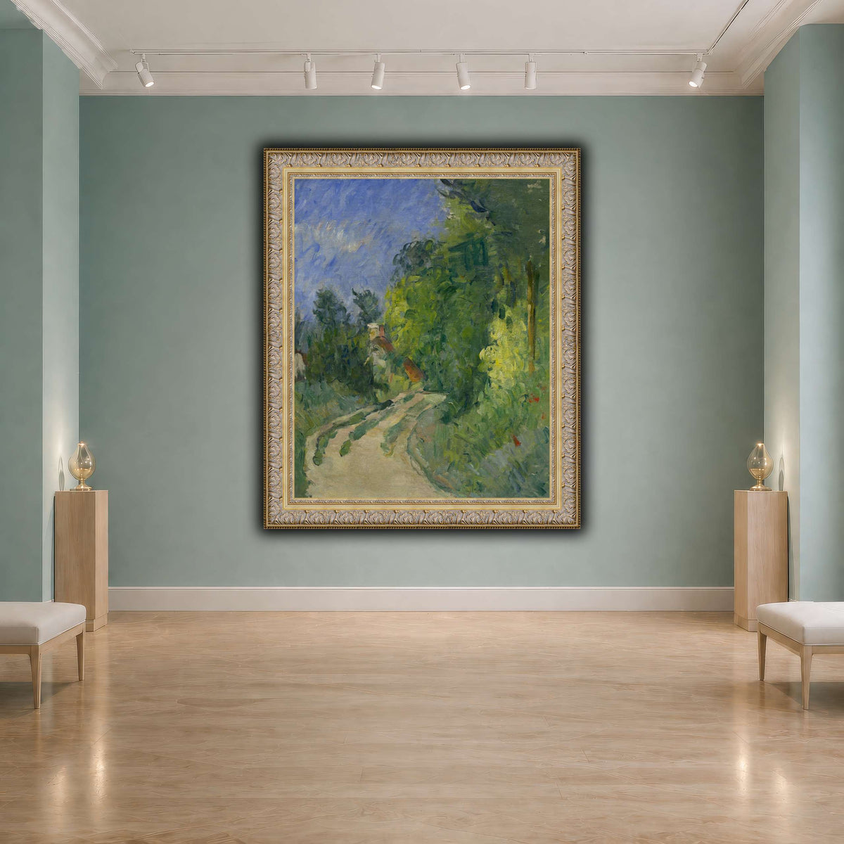 La_Route_tournante_Paul_Cezanne cool-agallery