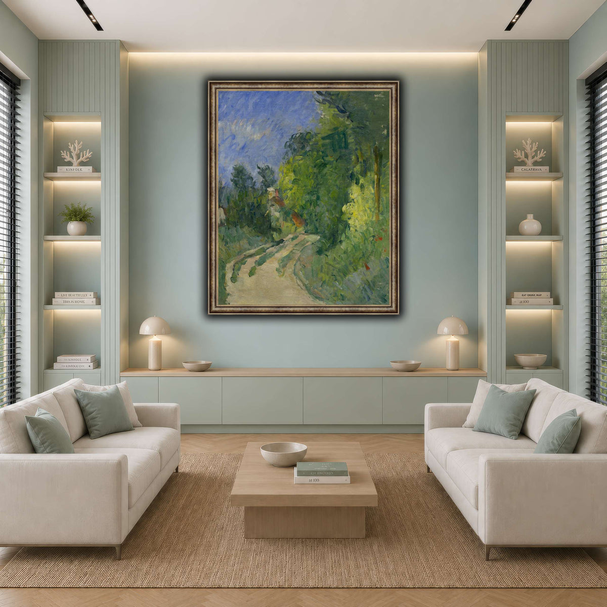 La_Route_tournante_Paul_Cezanne cool-living room