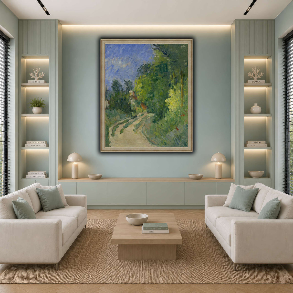 La_Route_tournante_Paul_Cezanne cool-living room