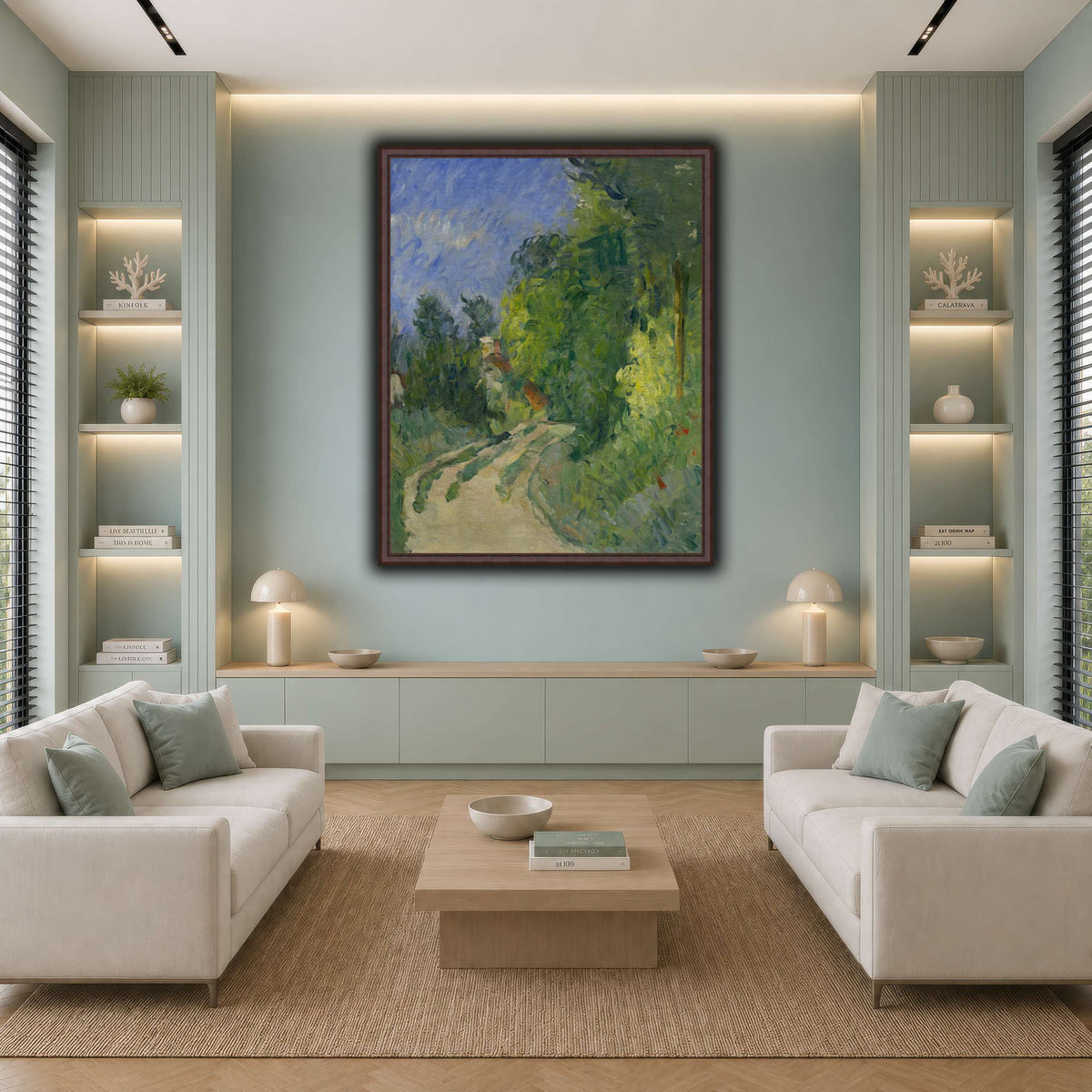 La_Route_tournante_Paul_Cezanne cool-living room