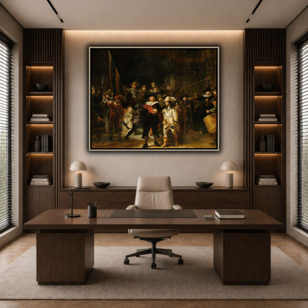 La_ronda_de_noche,_por_Rembrandt-van-Rijn dark neutral-office
