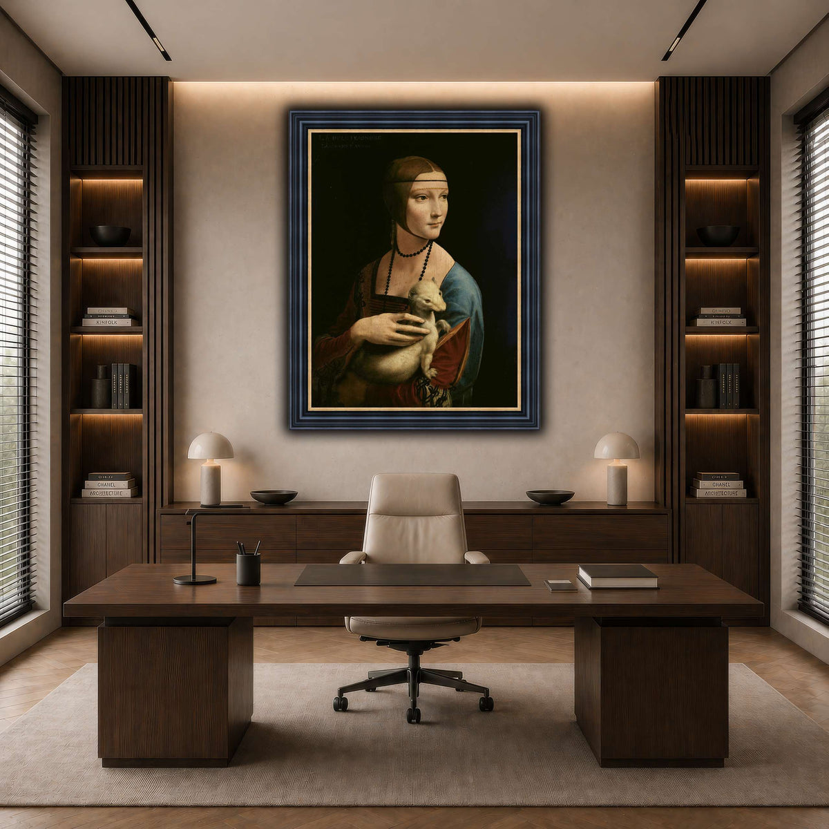 Lady_with_an_Ermine_-_Leonardo_da_Vinci dark neutral-office