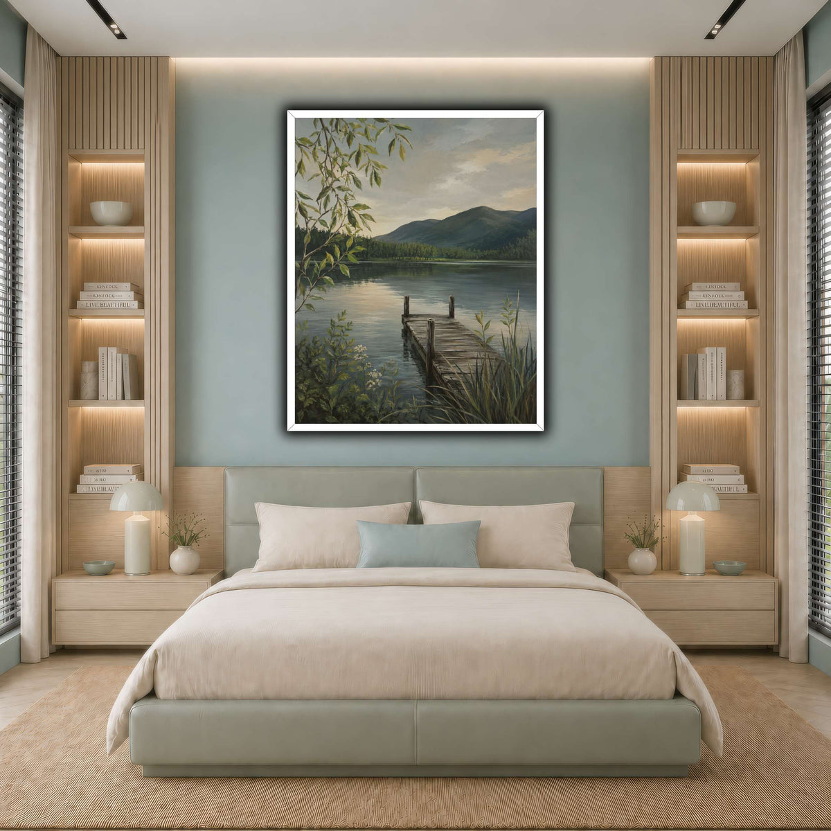 Lakeside Silence cool-bedroom