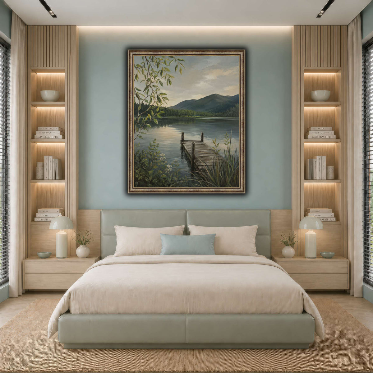 Lakeside Silence cool-bedroom