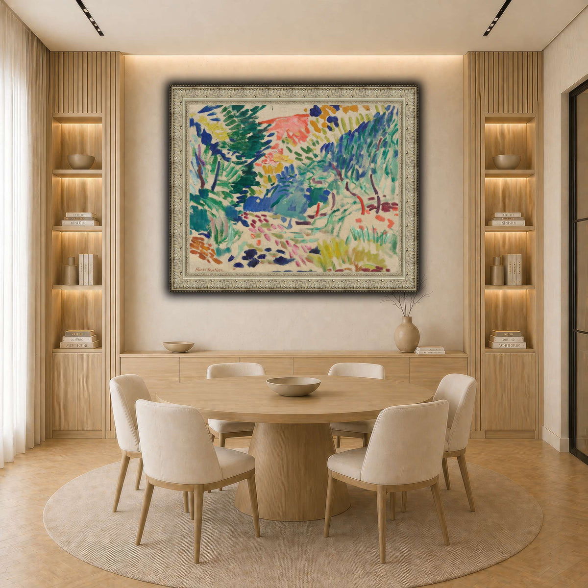 Landscape_at_Collioure_Henri_Matisse light neutral-dining room
